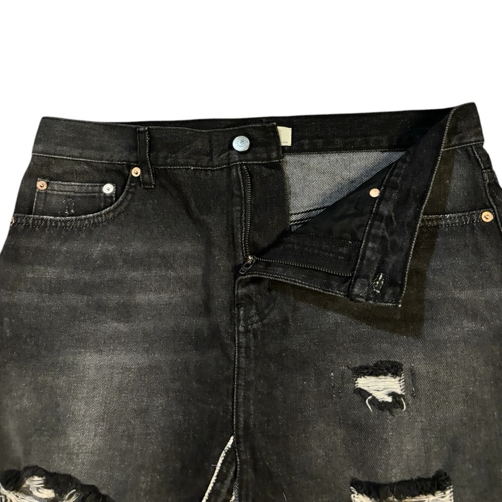 We The Free Distressed Denim Miniskirt Black Size 29‎ - Picture 4 of 11